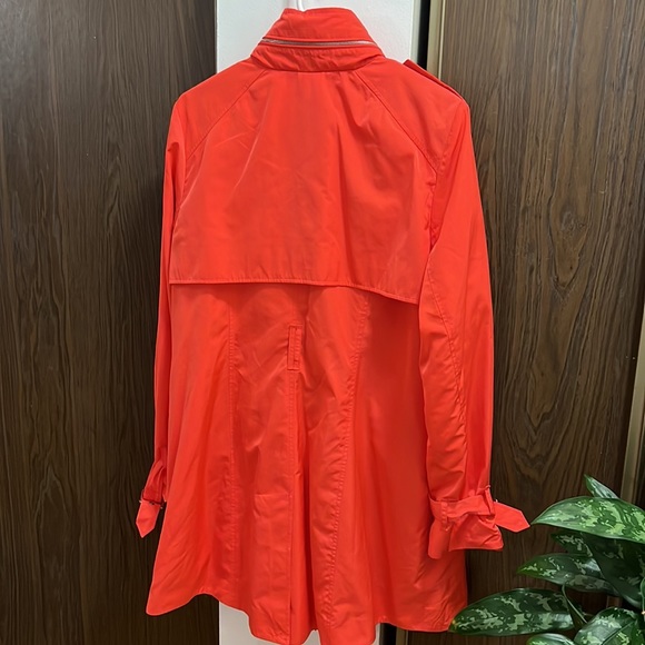 Micheal Kors Trench Bright Pink Coat Size L - Picture 5 of 6